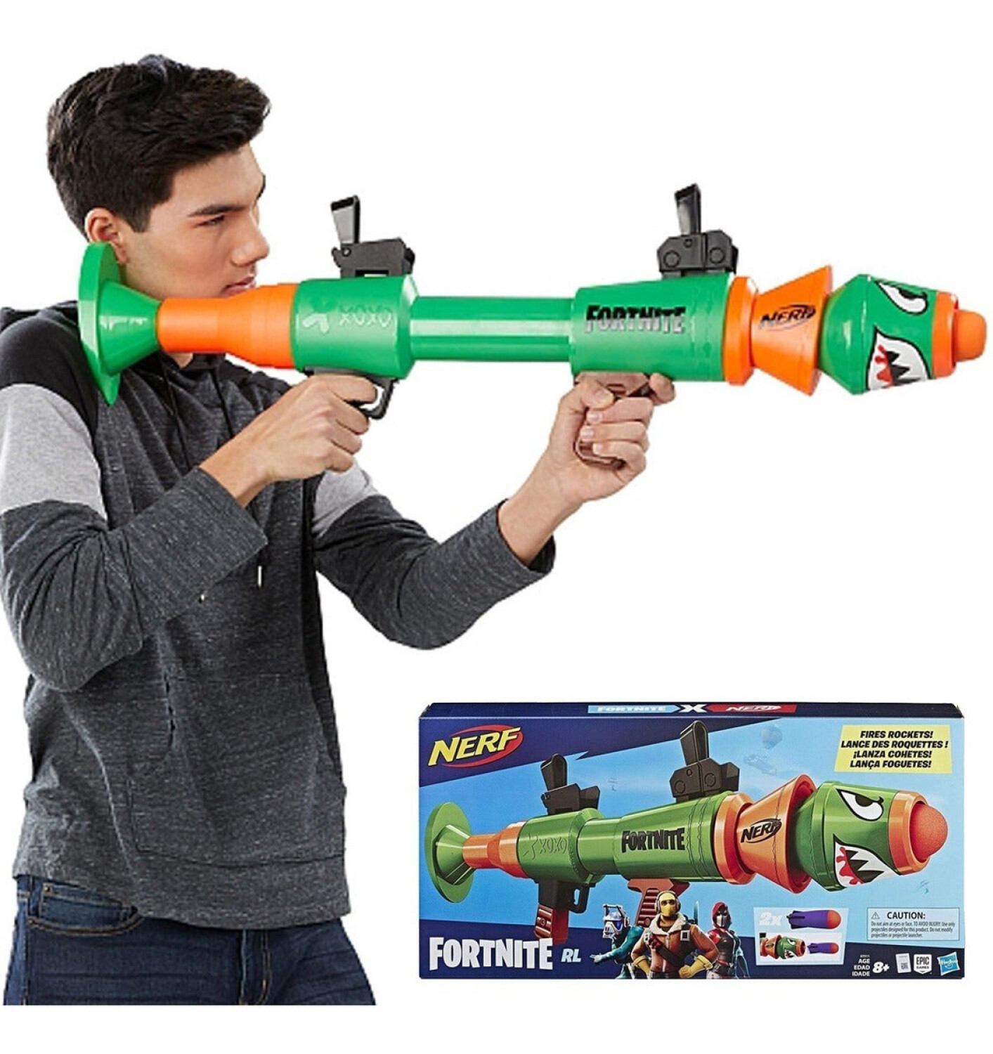Este enorme lanzacohetes es en realidad un arma Nerf inspirada en un  popular videojuego