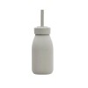 Botella con Sorbito Silicona Kikkaboo Beige