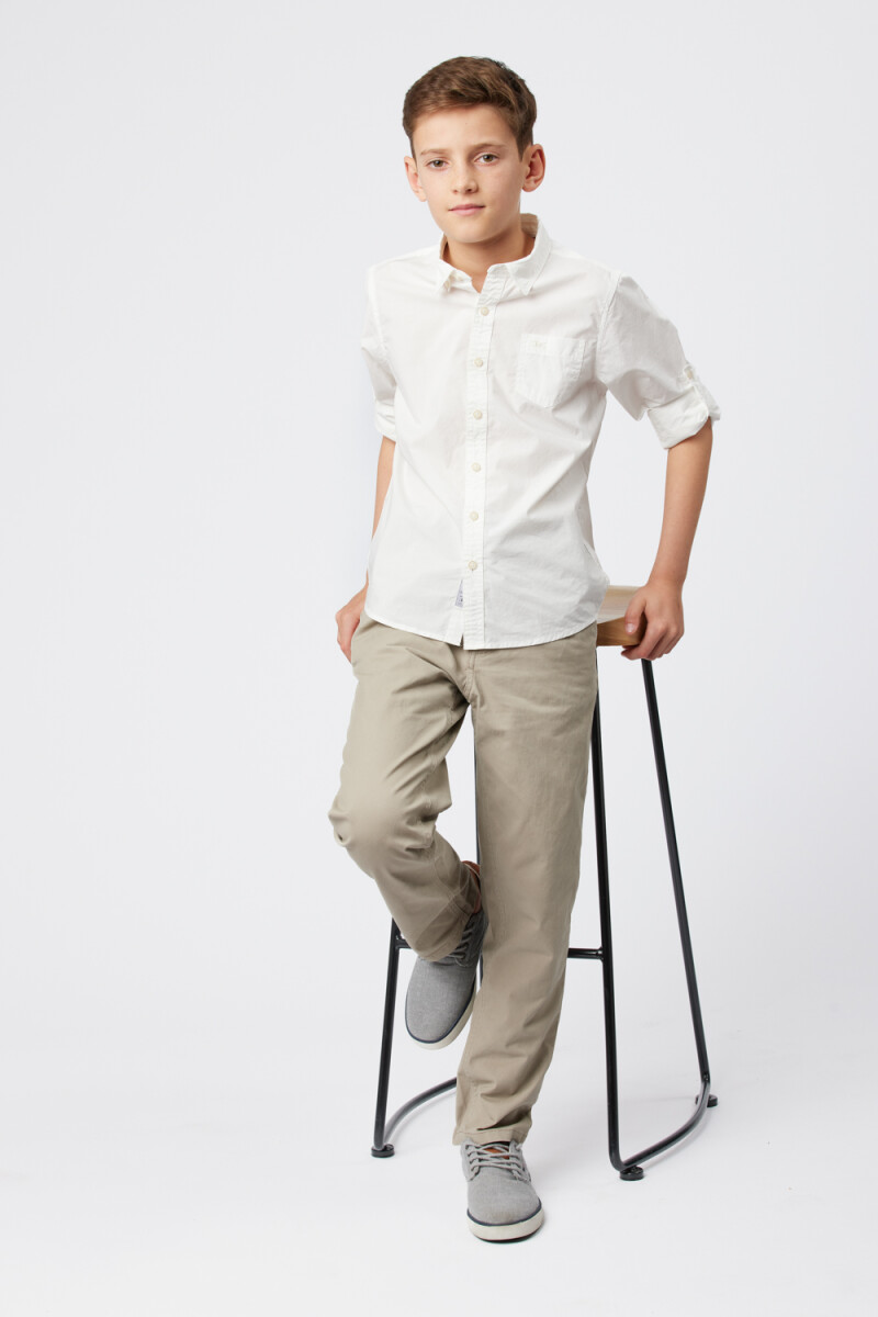 PANTALÓN CLÁSICO - Beige 