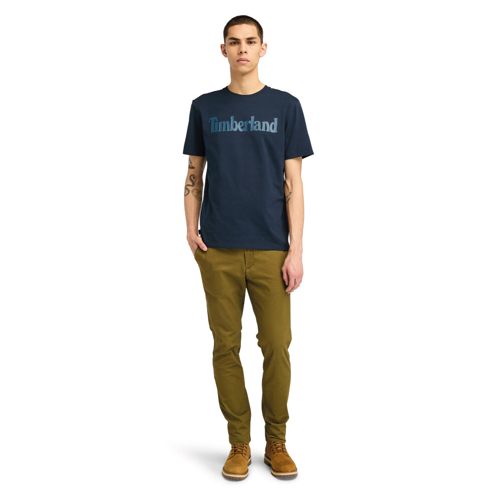 Polo Northwood Wordmark Hombre Dark Sapphire-Dark Denim