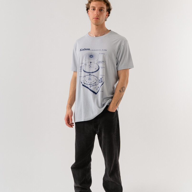 REMERA VINILO GRIS REMERA VINILO GRIS