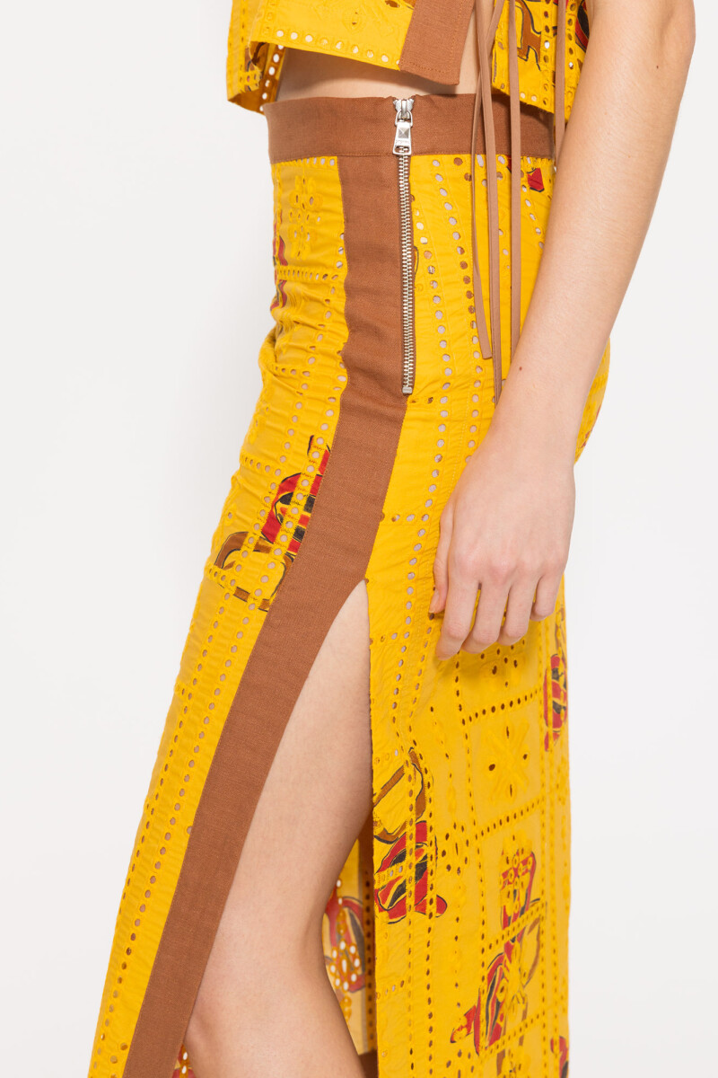 POLLERA LUNETTES Amarillo