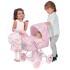 Coche Muñeca De Cuevas Bolso Almohada Plegable Ocean Fantasy Variante Color Rosa