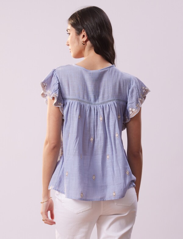 Blusa Bordada CELESTE