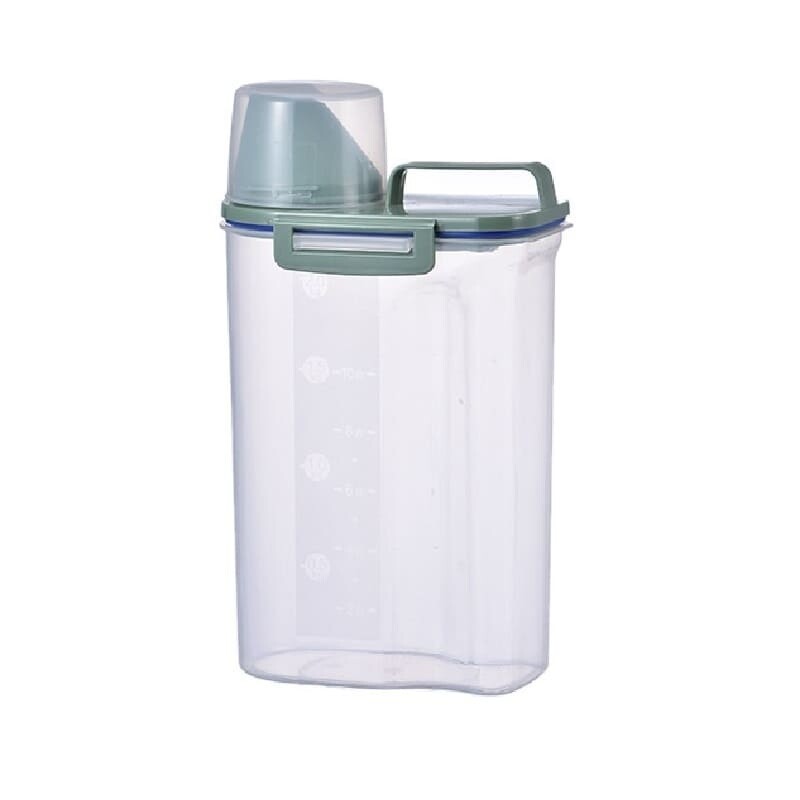 Contenedor plástico para Cocina Despensa 2kg verde