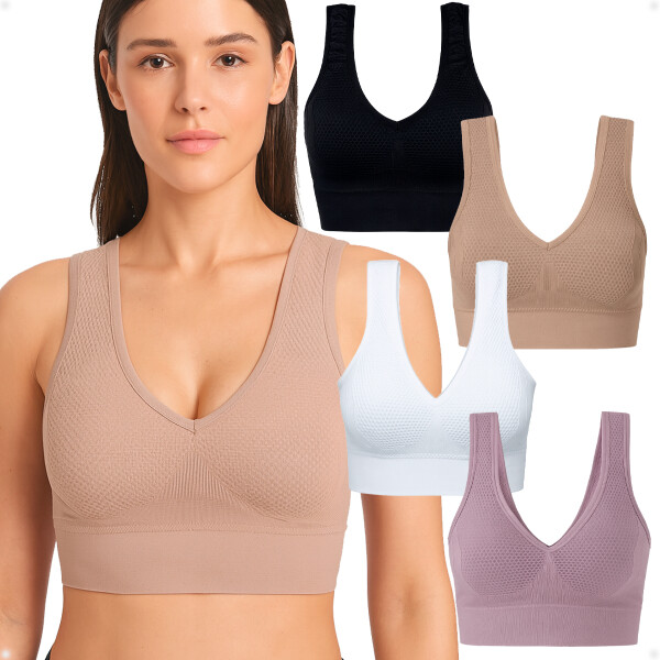 Soutien Top Con Tiras Beige