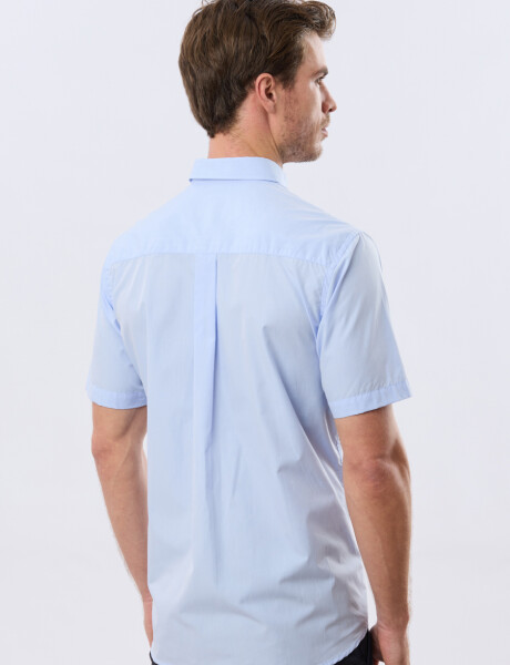CAMISA LISA SPORT Celeste