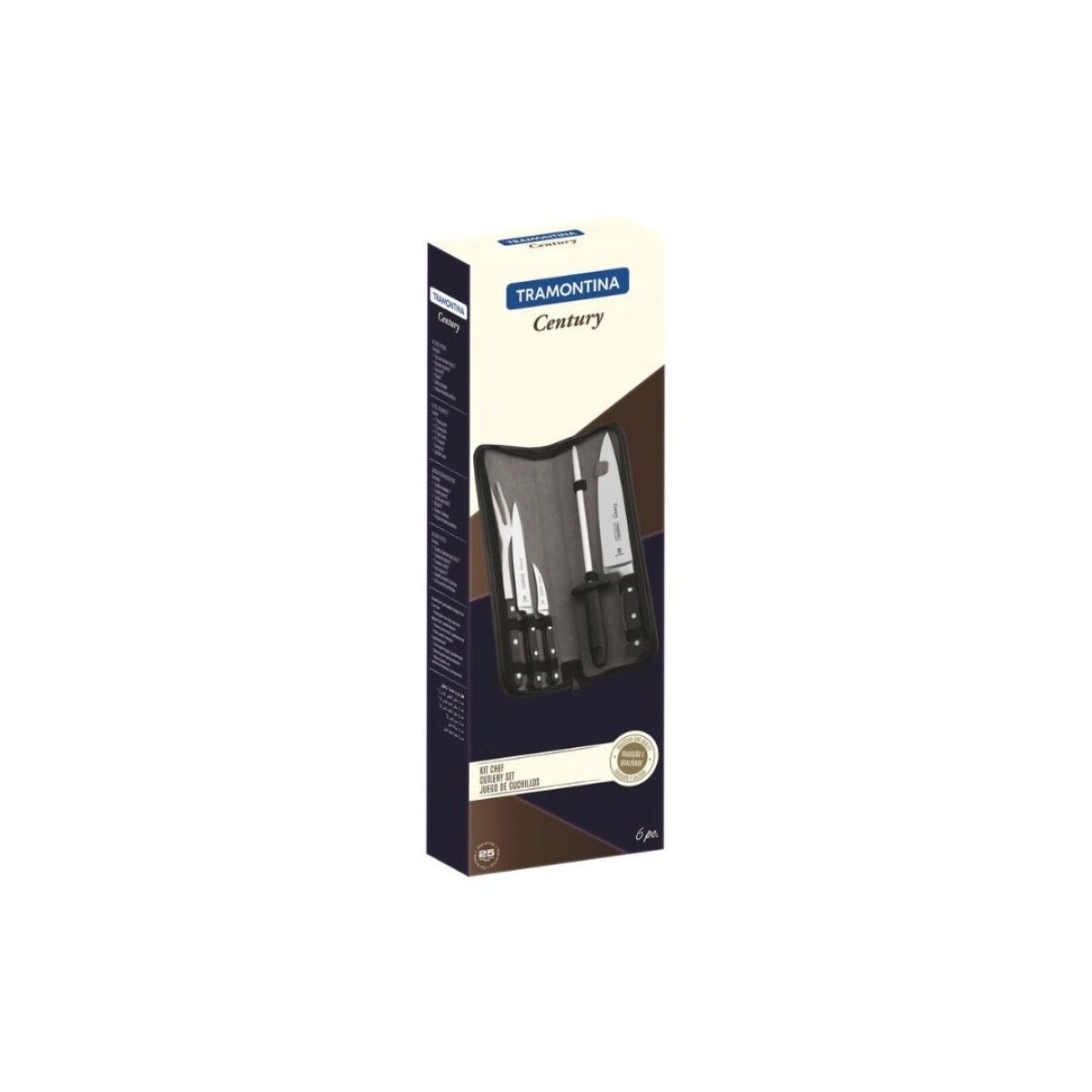 SET DE CUCHILLOS TRAMONTINA CENTURY 6 PCS 