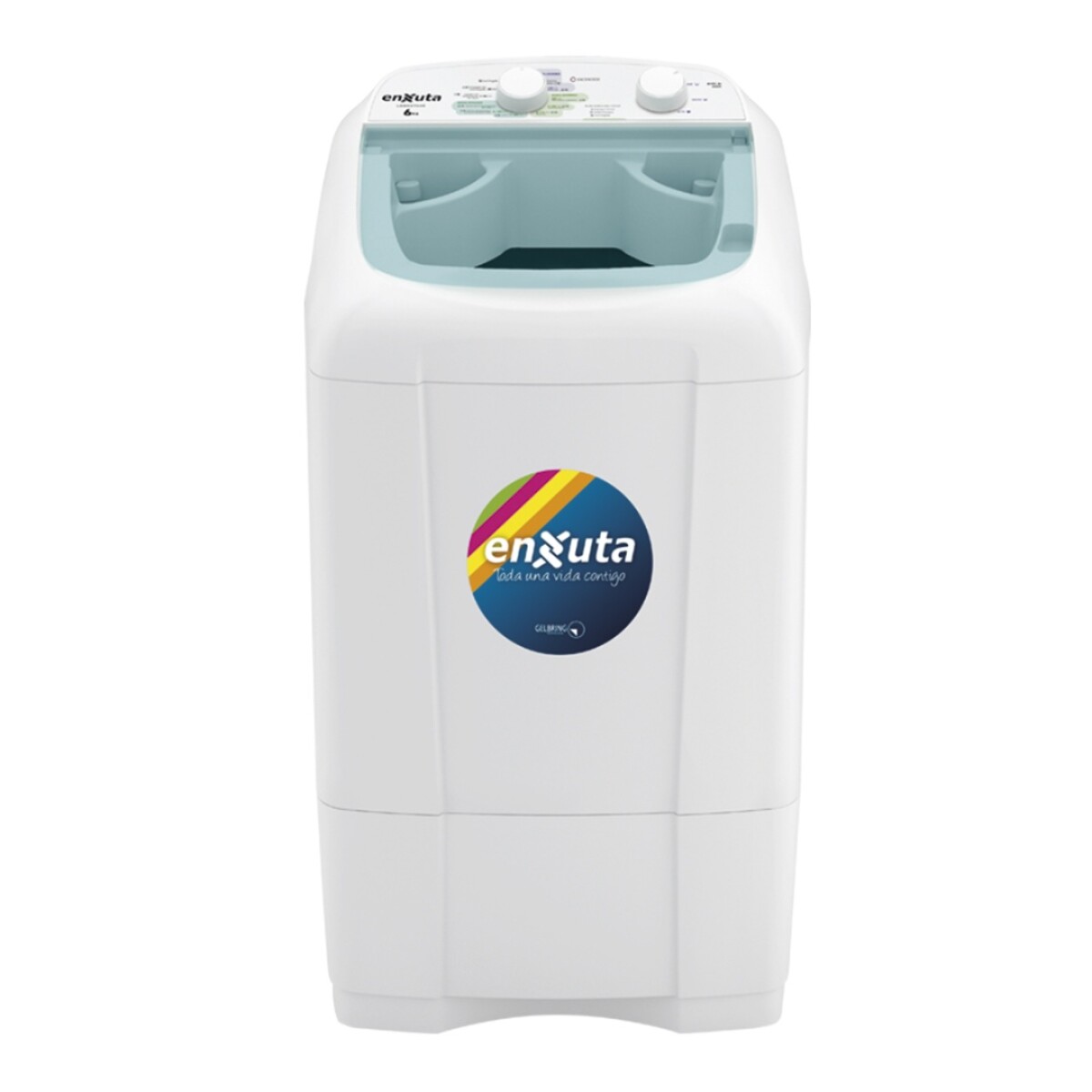 LAVARROPA AUTOMATICO 8 KG SUPERIOR BOMBA ENXUTA TAPA VIDRIO 