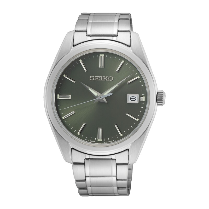 Reloj Seiko SUR527P1 para hombre con correa de acero Verde