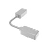 CABLE FUENTE ESQUINA BLANCO PARA RIEL MAGNETICO CABLE FUENTE ESQUINA BLANCO PARA RIEL MAGNETICO