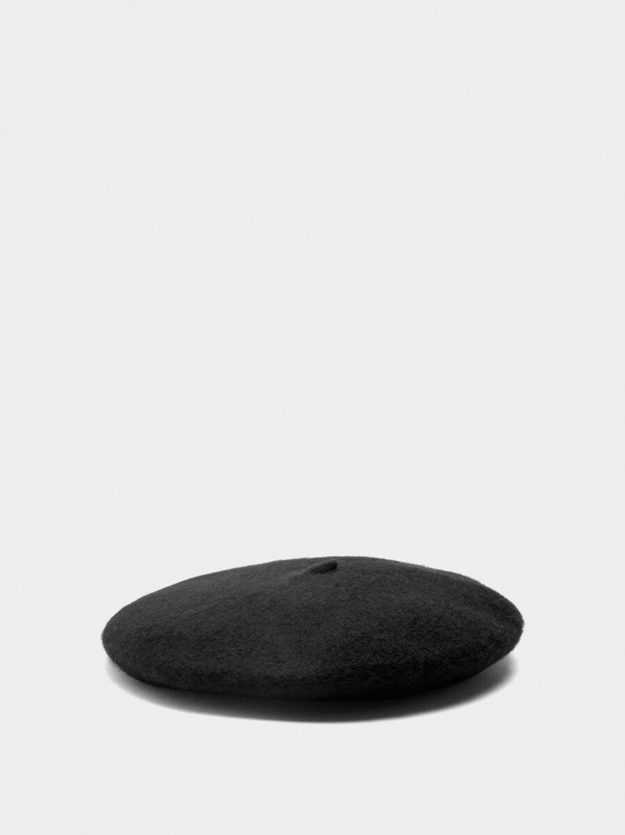 Boina De Lana - negro 