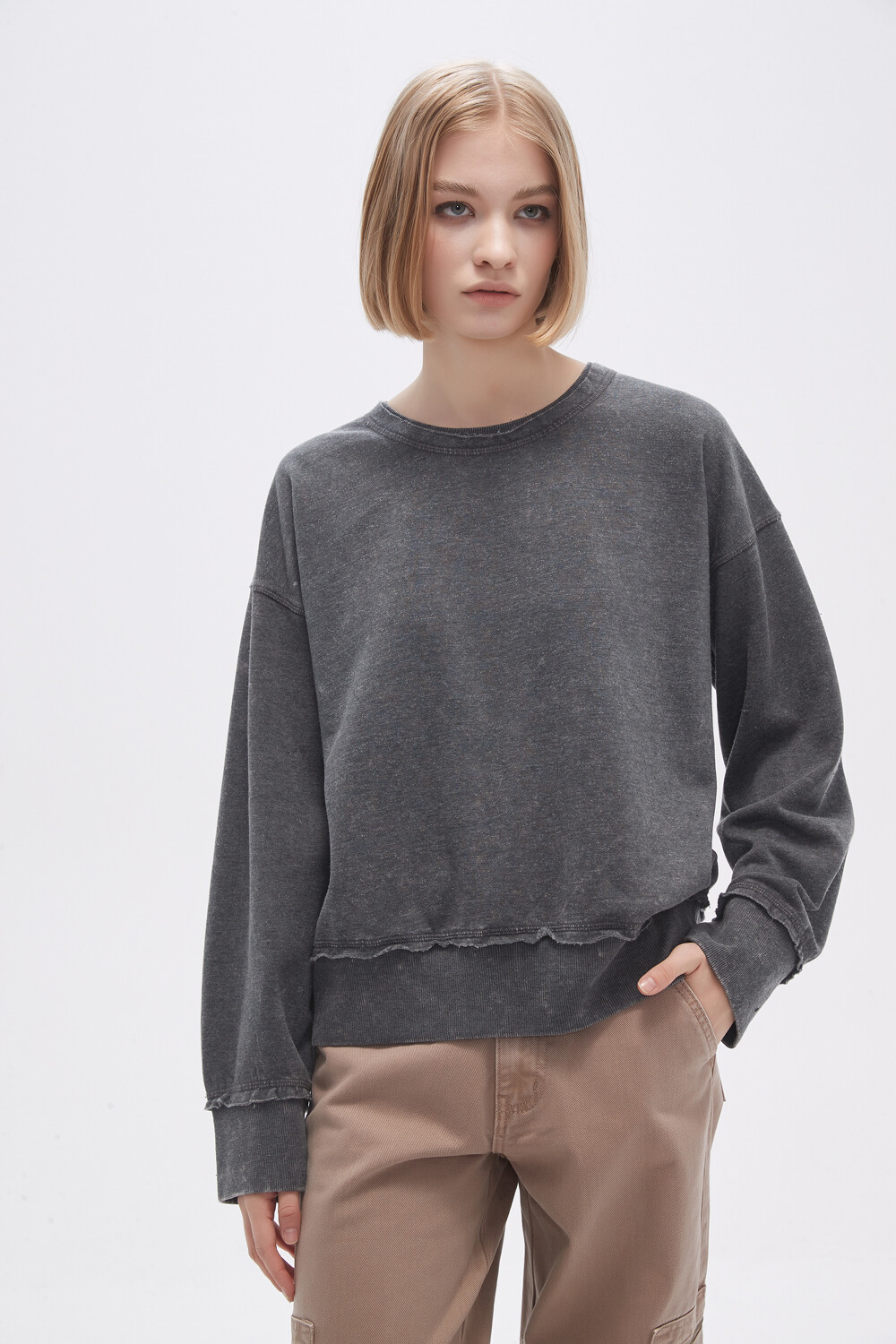 Sudadera Ramito Gris Oscuro