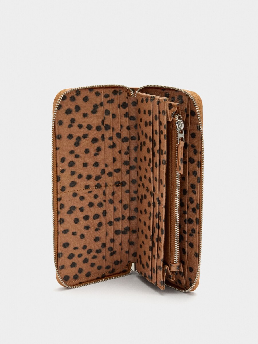 Cartera Estampado Animal L multicolor