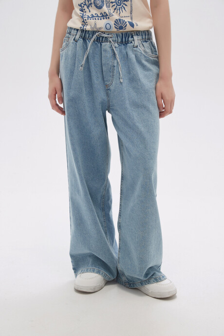 Pantalon Manisa Celeste Grisaceo