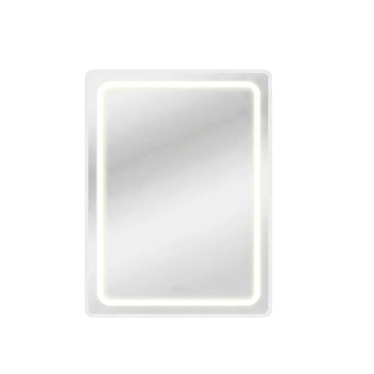 Espejo Vertical Lumax c/marco desempañador y Luz 90x70cm - Blanco 