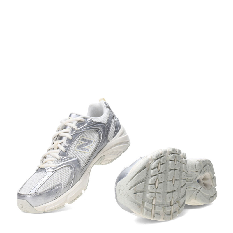 Championes Unisex New Balance 530 Blanco - Plata