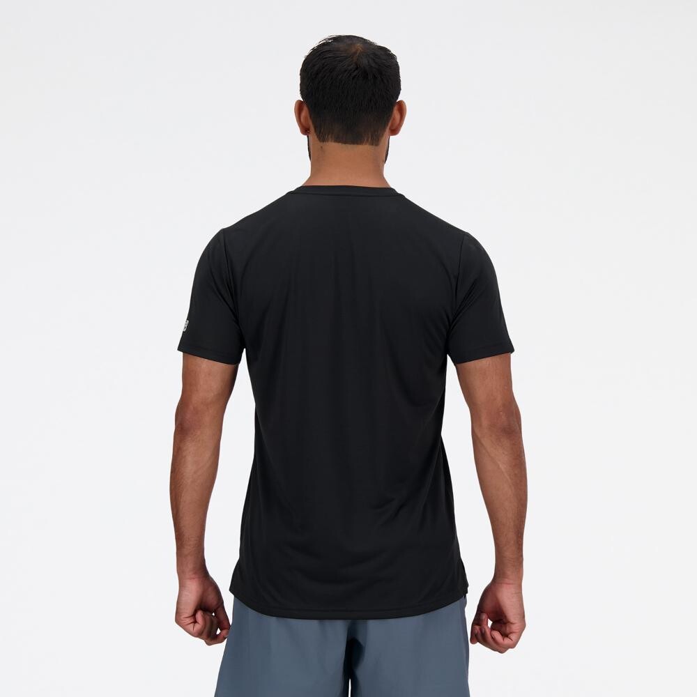 Sport Essentials Printed T-Shirt - Hombre Black