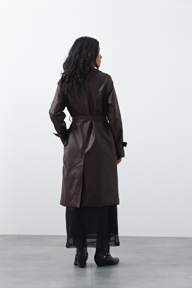 TRENCH BOWIE Borra de Vino