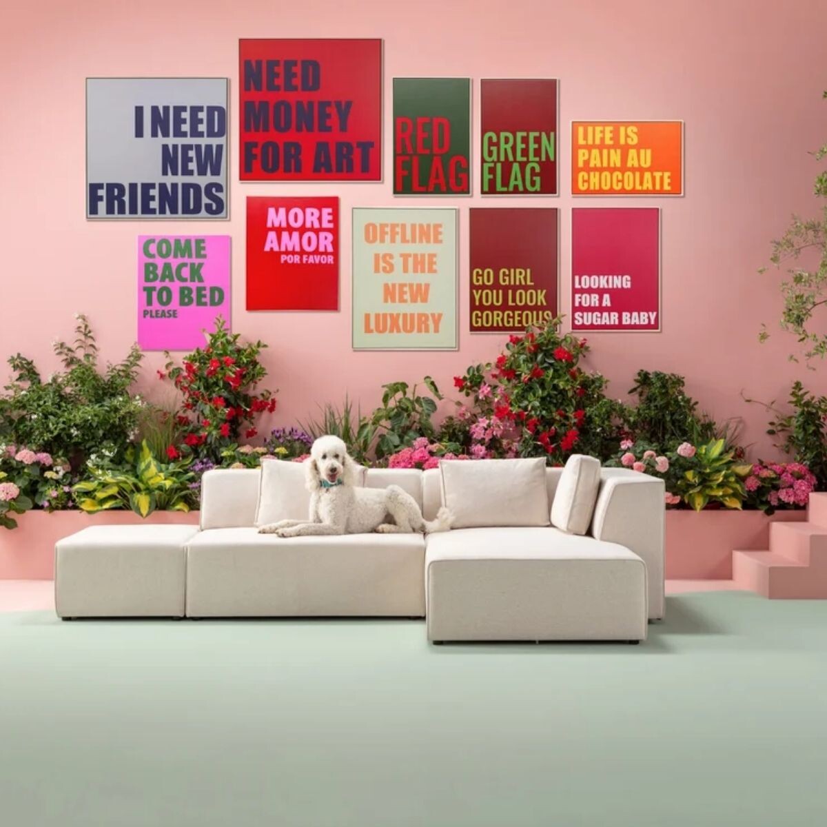 CUADRO SUGAR BABY ROJO 