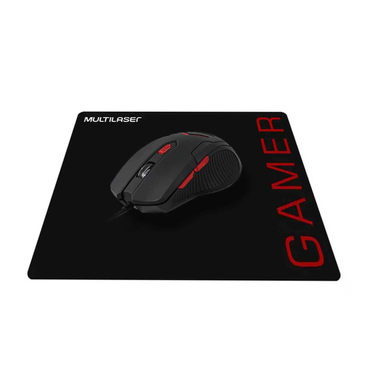 Combo Gamer Multilaser: Mouse+Mousepad - Unica 
