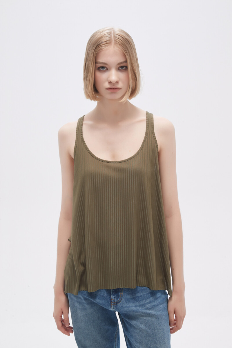 Musculosa Joris - Verde Oliva 