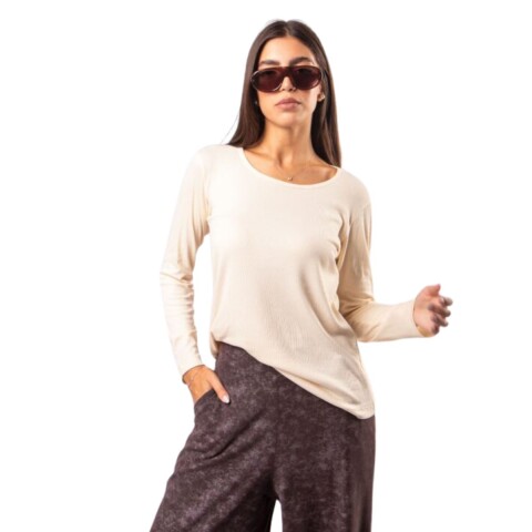 REMERA SUR XS-XXL MANTECA