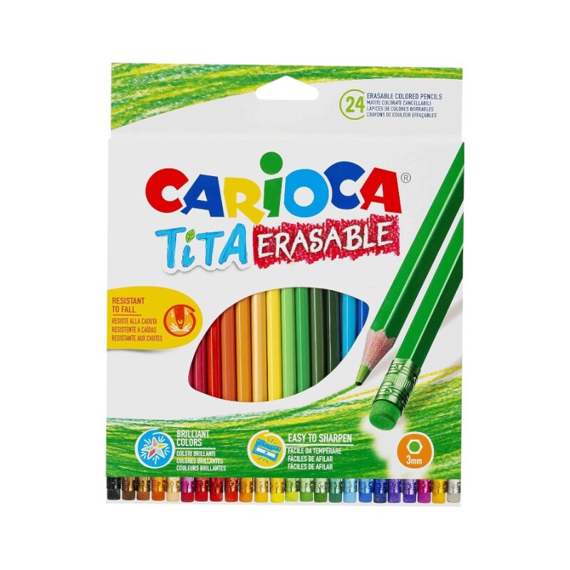 Lápices de Colores Carioca Tita x24 Lápices de Colores Carioca Tita x24