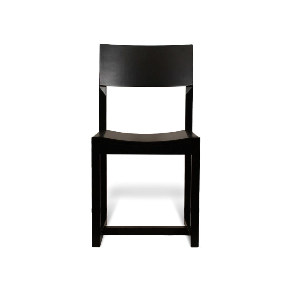 SILLA DE COMEDOR MADERA NEGRO ÉBANO