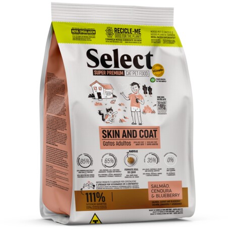 SELECT GATO ADULTO SKIN AND COAT 1.5 KG Select Gato Adulto Skin And Coat 1.5 Kg
