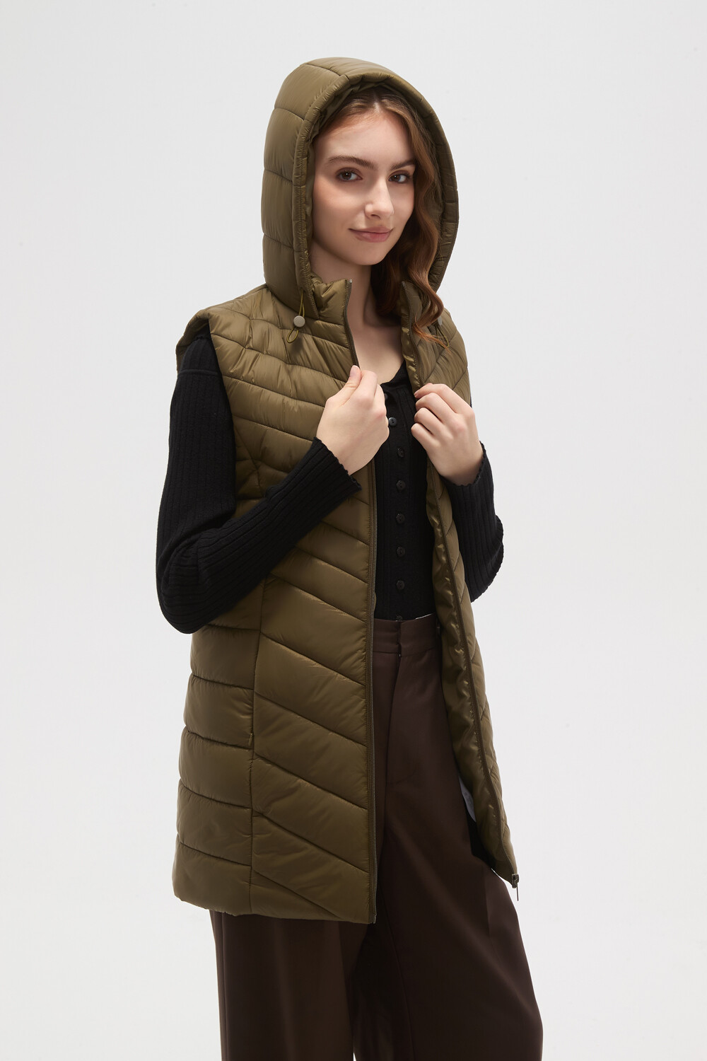 Chaleco Aenor Verde Oliva Oscuro