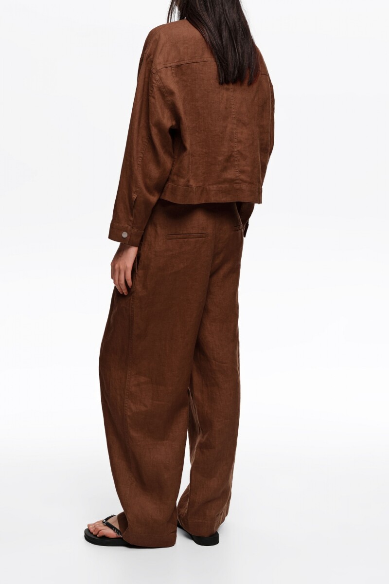 PANTALÓN RECTO Marron