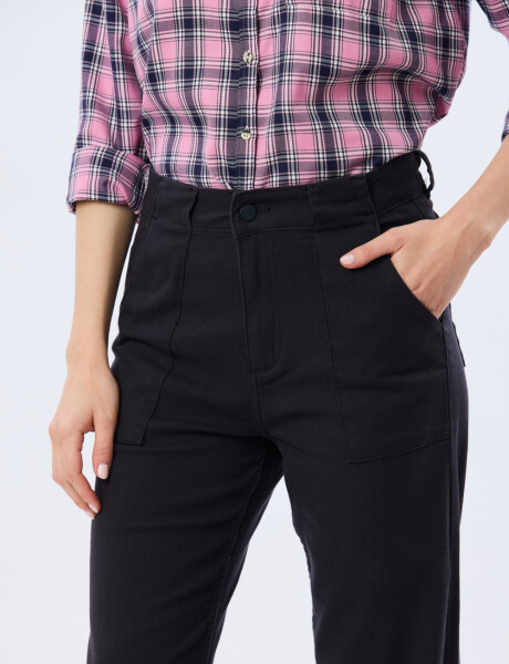 PANTALÓN DE GABARDINA Azul