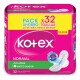 Toallitas Kotex Normal con Alas 32 unidades Toallitas Kotex Normal con Alas 32 unidades