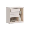 Comoda 3 Cajones 1 Puerta Lille Blanco Comoda 3 Cajones 1 Puerta Lille Blanco