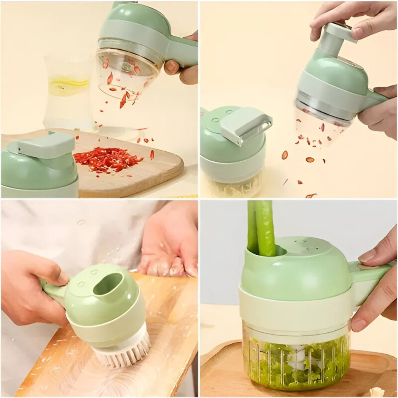 Mini Procesador Eléctrico Recargable Casita 300 ml – Práctico, compacto y versátil Mini Procesador Eléctrico Recargable Casita 300 ml – Práctico, compacto y versátil