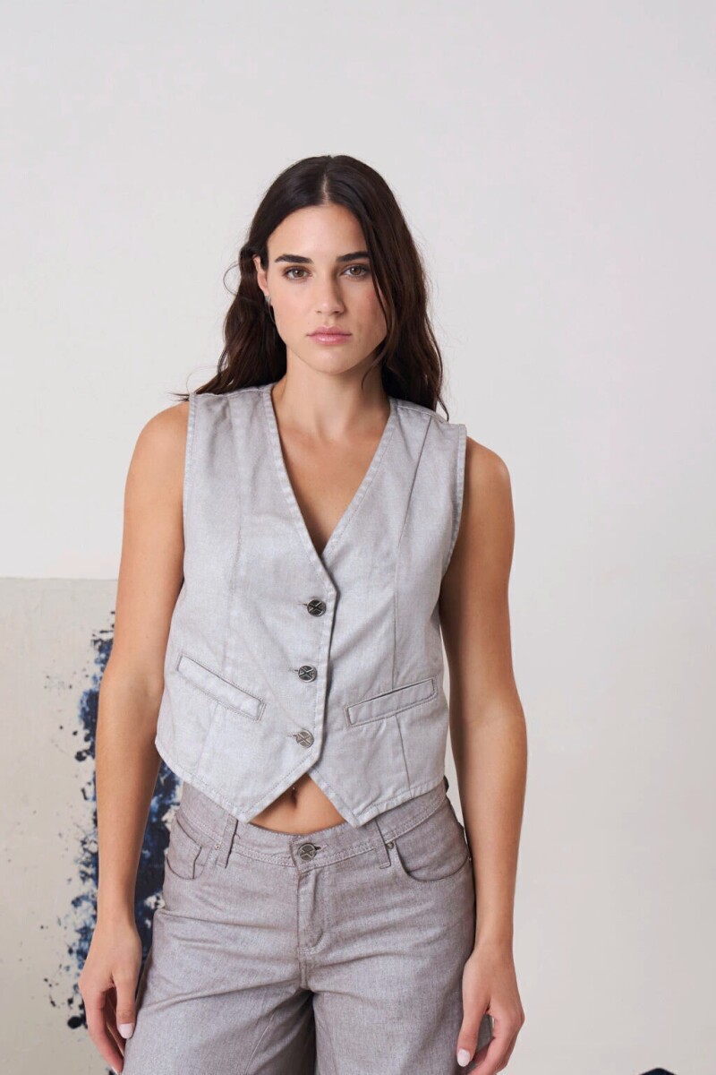 CHALECO AURA SILVER Plata