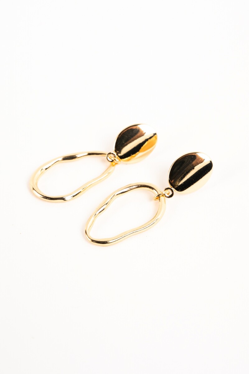Aros Ovalados Oro