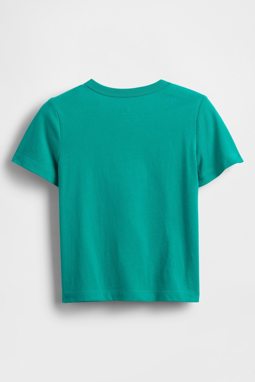 Remera Logo Gap Toddler Niño Green Mirage
