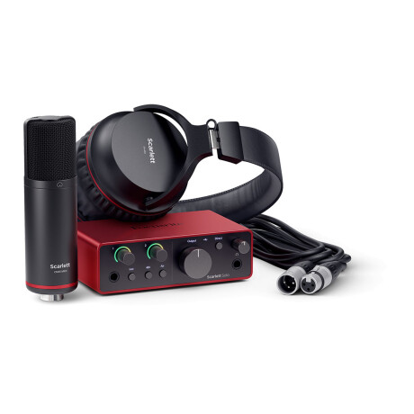 Interfaz De Audio Focusrite Scarlett Solo Studio 4th Gen Pack Interfaz De Audio Focusrite Scarlett Solo Studio 4th Gen Pack