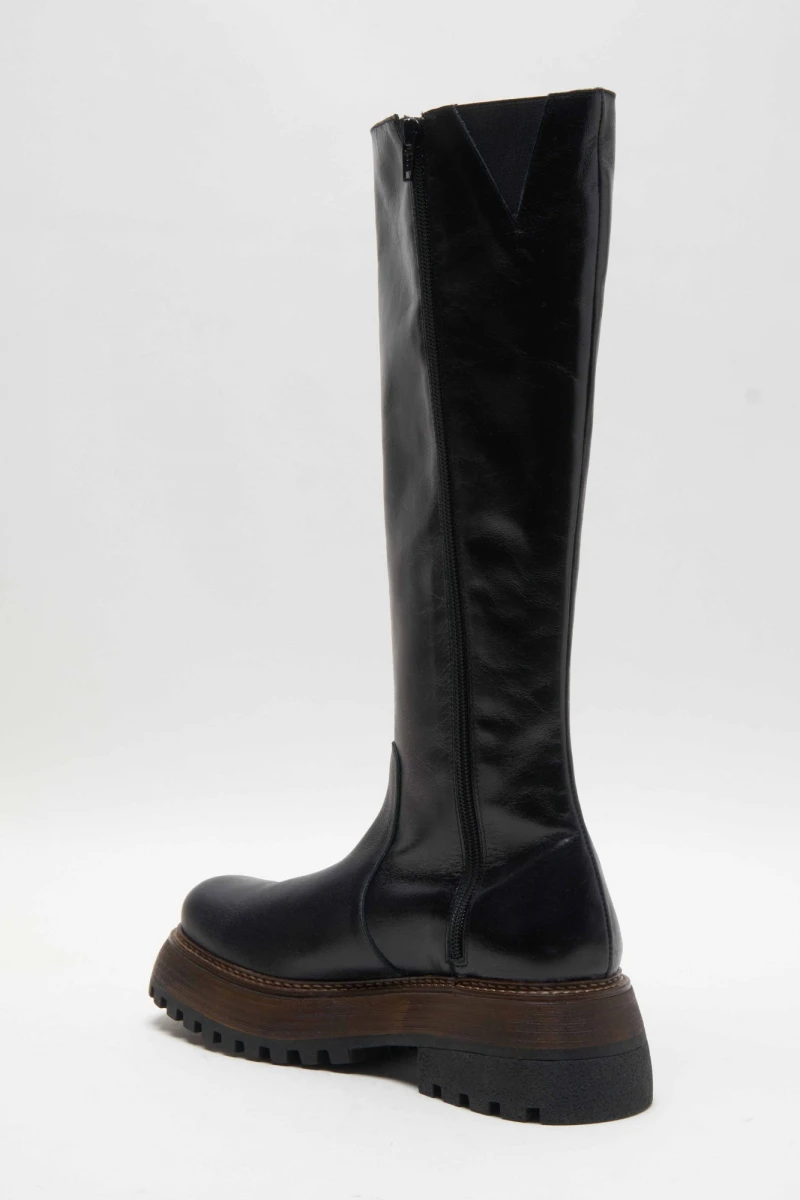 RHODES TALL BOOT Negro