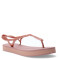 Sandalias de Mujer Havaianas Luna Plataforma FC Rosado - Croco