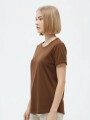 Remera Cordata Marron
