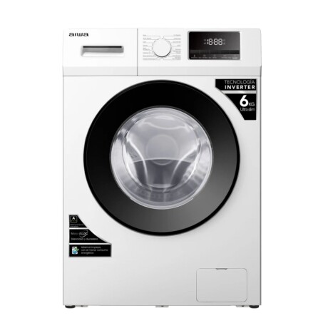 Lavarropas Automático Inverter Aiwa 6kg Frontal Blanco