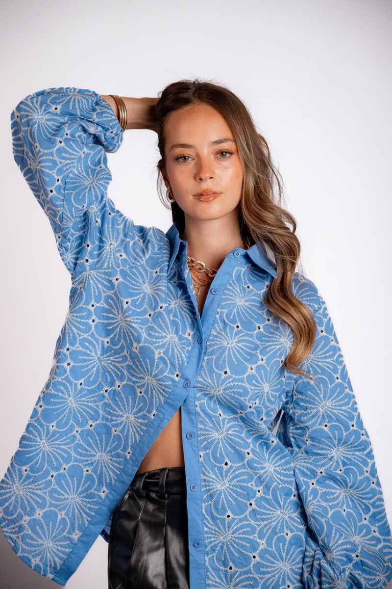 Camisa Francia - azul 