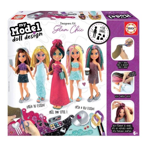 Juego My Model Doll Design Glam Chic Diseña Ropa Educa Juego My Model Doll Design Glam Chic Diseña Ropa Educa