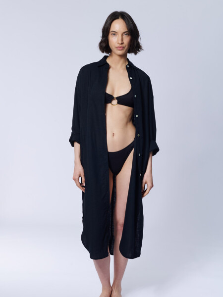 Bombacha bikini textura Negro