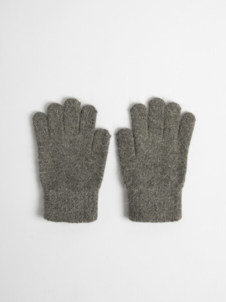 Guantes punto Gris Oscuro