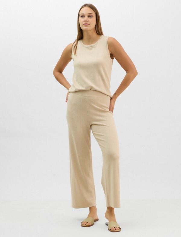 Pantalon Tejido BEIGE