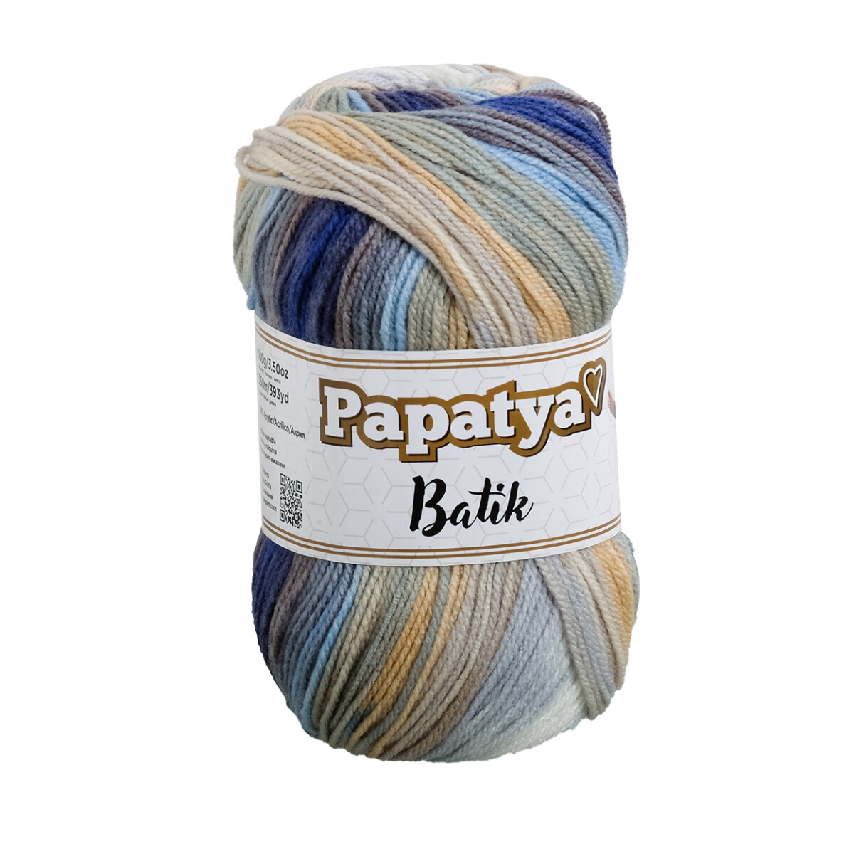 Batik - crudo/gris/azul 